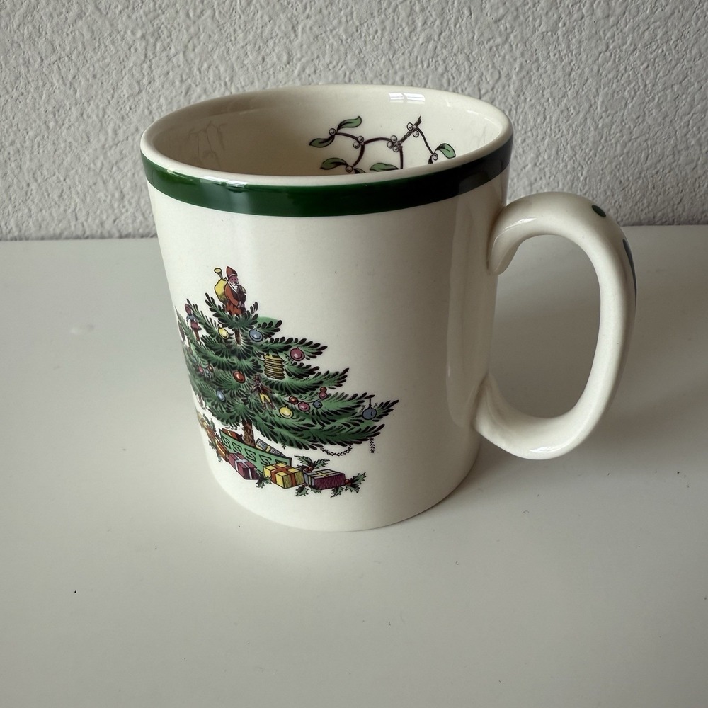Spode Christmas Tree Mug In Box Holiday Nostalgia Vintage